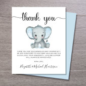 Budget Dank u Blauw Elephant Baby shower