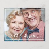 Budget Dank u Jubileum Typografie Foto (Voorkant)