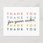 Budget Dank u om Business Package Insert te bestel (Voorkant)