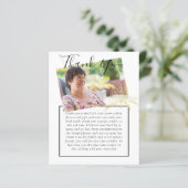 BUDGET Dankjewel Funeralie Herdenkings- Obituary F (Staand voorkant)