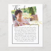 BUDGET Dankjewel Funeralie Herdenkings- Obituary F (Voorkant)