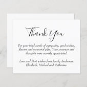 BUDGET Dankjewel Uitvaart Herdenking Template (Voorkant / Achterkant)