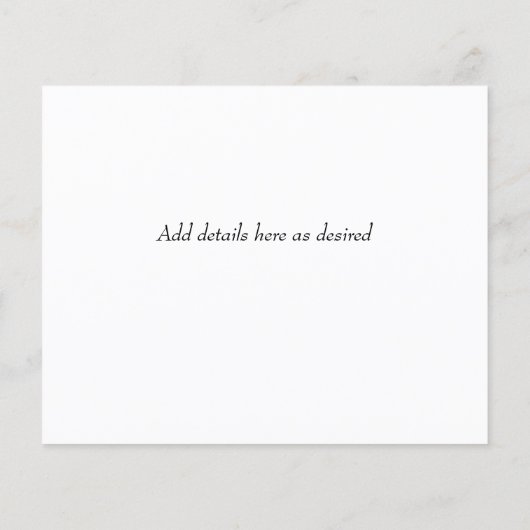 BUDGET Dankjewel Uitvaart Herdenking Template (Achterkant)