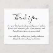 BUDGET Dankjewel Uitvaart Herdenking Template (Voorkant)