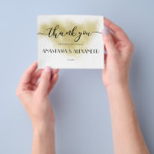 BUDGET/ Dankkaart. Folder (Hand)