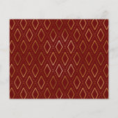 Budget Dark Red Gold 3 Foto Afstuderen Hartelijk d (Achterkant)