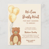 Budget dat we ons baby shower kunnen veroorloven u (Voorkant)