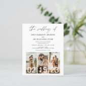 Budget De bruiloft van minimalistische QR-code (Staand voorkant)