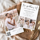 Budget De Bruiloft van Minimalistische QR-code Een