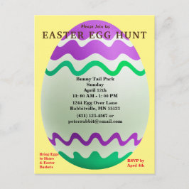 Budget Decorative Egg Easter Hunt Briefkaart
