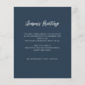 Budget Deer Wreater Nordic Business Holiday Card (Achterkant)