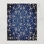 BUDGET Denim Diamonds Parels Blauw Paar Douche Flyer (Achterkant)