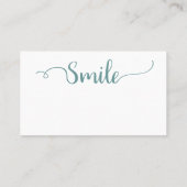 Budget Dental Office Afspraakkaarten Visitekaartje (Achterkant)