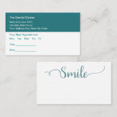 Budget Dental Office Afspraakkaarten Visitekaartje (Voorkant / Achterkant)