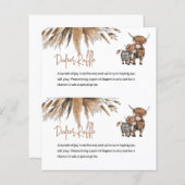 Budget Diaper Raffle Koe Boerderij Kaart Center sn (Voorkant / Achterkant)