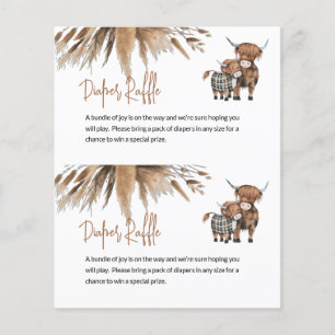 Budget Diaper Raffle Koe Boerderij Kaart Center sn