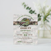 Budget Dinosaur verjaardagscraptor camouflage nodi (Staand voorkant)