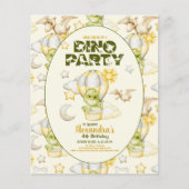 Budget Dinosaurus Thema Baby shower (Voorkant)