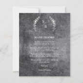 Budget Dirty Alternative Photo Couple Chalkboard (Achterkant)