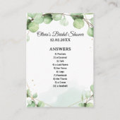 Budget Dirty Minds Vrijgezellenfeest Game Kaarten (Achterkant)