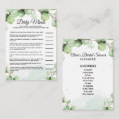 Budget Dirty Minds Vrijgezellenfeest Game Kaarten (Voorkant / Achterkant)