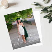 Budget Doctor Elegant Foto Afstuderen Aankondiging