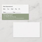 Budget Dokter Afspraakkaarten Afsprakenkaartje (Voorkant / Achterkant)