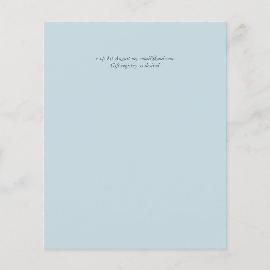 Budget Dolphins in Love Sealife Wedding Inviting (Achterkant)