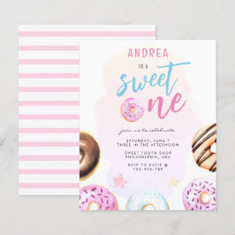 Budget Donut Sweet One Girl First Birthday