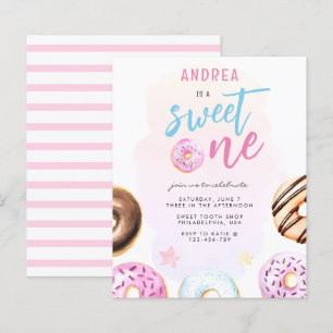 Budget Donut Sweet One Girl First Birthday