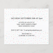 Budget Donuts Couples Baby shower Invitation (Achterkant)