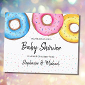Budget Donuts Couples Baby shower Invitation