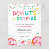 Budget Donuts & Diapers Baby Sprinkle Colorful (Voorkant)