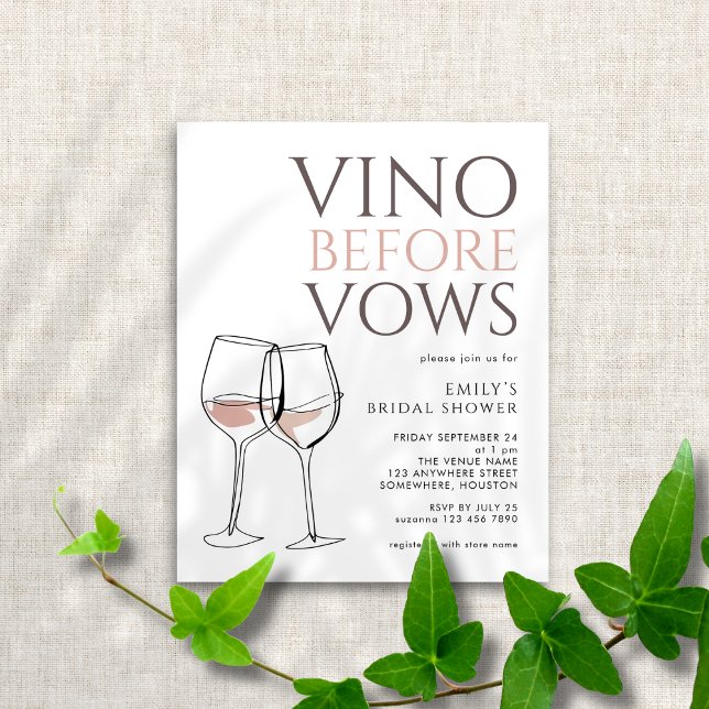 Budget Doodle Wijn Vino Before Vows Bruidsfeest (Creator heeft geüpload)
