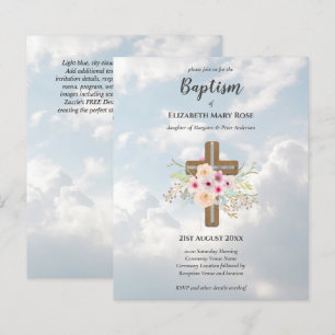 BUDGET Doop Christening Bautizo Doop UITNODIGING