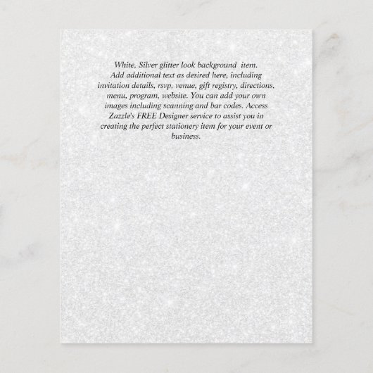 BUDGET Doop Christening Eerste Communie UITNODIGIN Flyer (Achterkant)