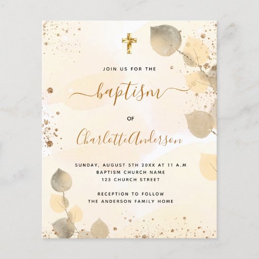 Budget doop eucalyptus groen goud volwassene