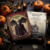 Budget  Dracula Halloween Invitation Briefkaart
