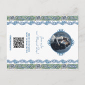 Budget Dragon Wedding Save the Date Briefkaart (Achterkant)