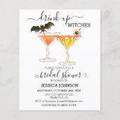 Budget Drankje Op Heksen Bruidsmeisjesfeest Hallow Flyer (Voorkant)