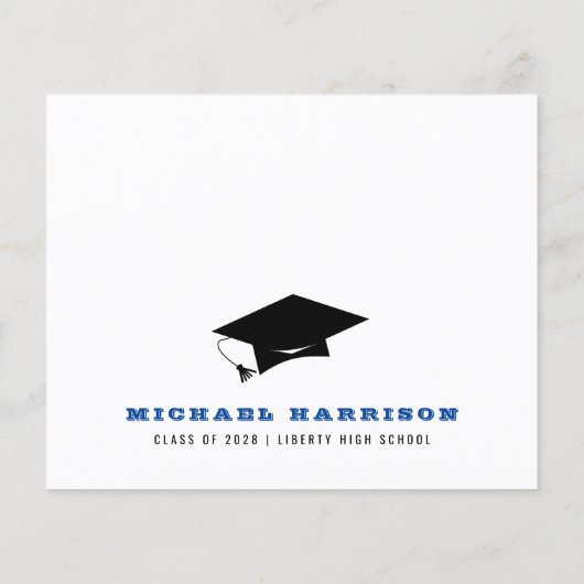 Budget Drive by Graduation Party Photo Invitation (Achterkant)