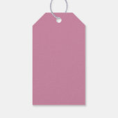 BUDGET Druppelende Roze Glitter Bruiloft Cadeaulabel (Achterkant)