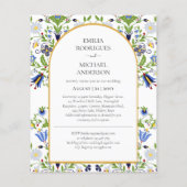 BUDGET Dubbelzijdige TWEETALIGE Trouw Huwelijks- V (Achterkant)