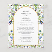 BUDGET Dubbelzijdige TWEETALIGE Trouw Huwelijks- V (Voorkant)