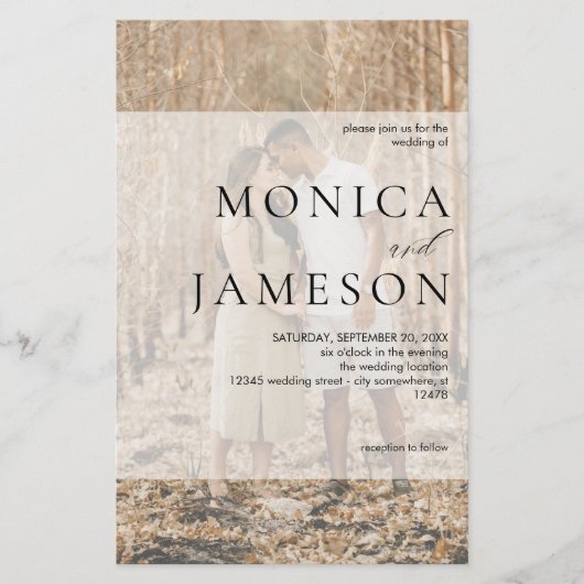 Budget Duo 2 LG Photo Wedding Flyer (Voorkant)