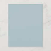 BUDGET Dusty Blue Eucalyptus Weddenschap Save the  Flyer (Achterkant)