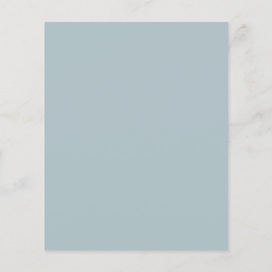 BUDGET Dusty Blue Eucalyptus Weddenschap Save the  Flyer (Achterkant)