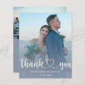 Budget Dusty Blue & Foto Dank u Bruiloft