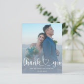 Budget Dusty Blue & Foto Dank u Bruiloft