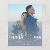 Budget Dusty Blue & Foto Dank u Bruiloft (Voorkant)